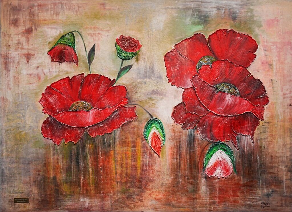 A Quiet Riot of Poppies